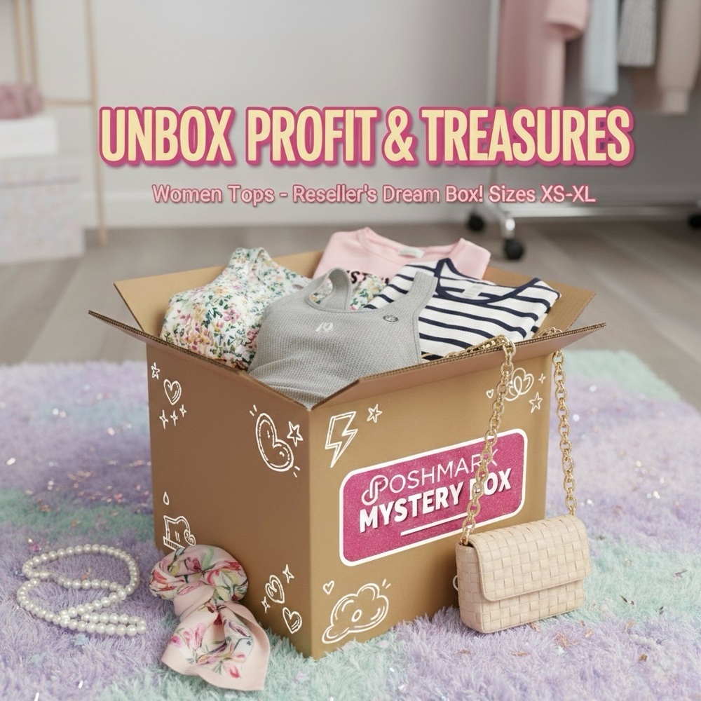 10x$12 📦 Mystery Box Tops Assorted Sizes Ten Piece Reseller Lot Bundle Women’s